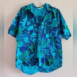 Vintage Gottex Sz Large Hawaiian shirt